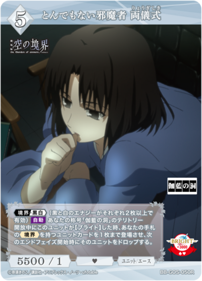 意外的妨碍者 两仪式的卡图 とんでもない邪魔者 両儀式