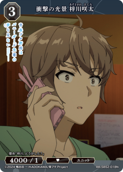 衝撃の光景 梓川咲太