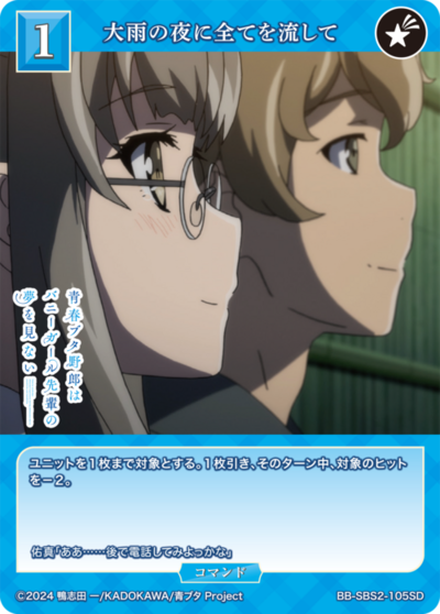 大雨の夜に全てを流して