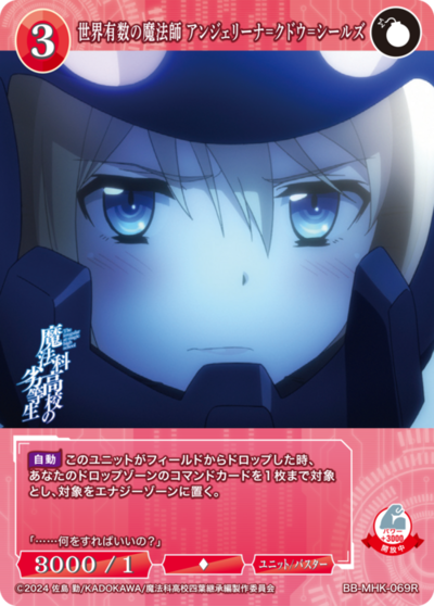 世界有数の魔法師 アンジェリーナ＝クドウ＝シールズ