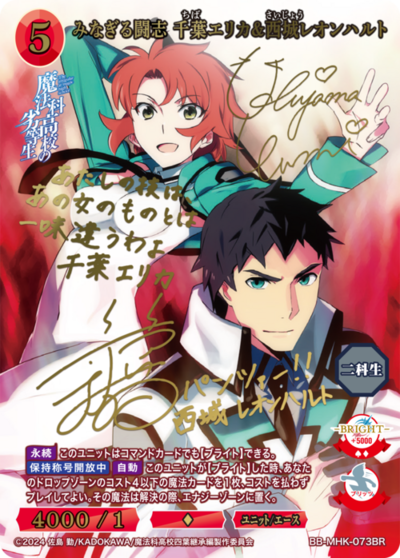 みなぎる闘志 千葉エリカ＆西城レオンハルト